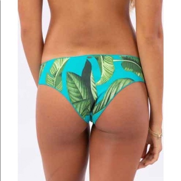 ☀️HURLEY☀️BLACK SPORT TOP COCO BEACH CHEEKY HIP BIKINI SET - Picture 14 of 14